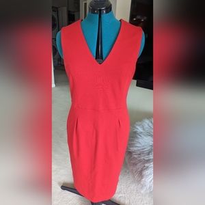 Banana Republic Red Sleeveless Dress